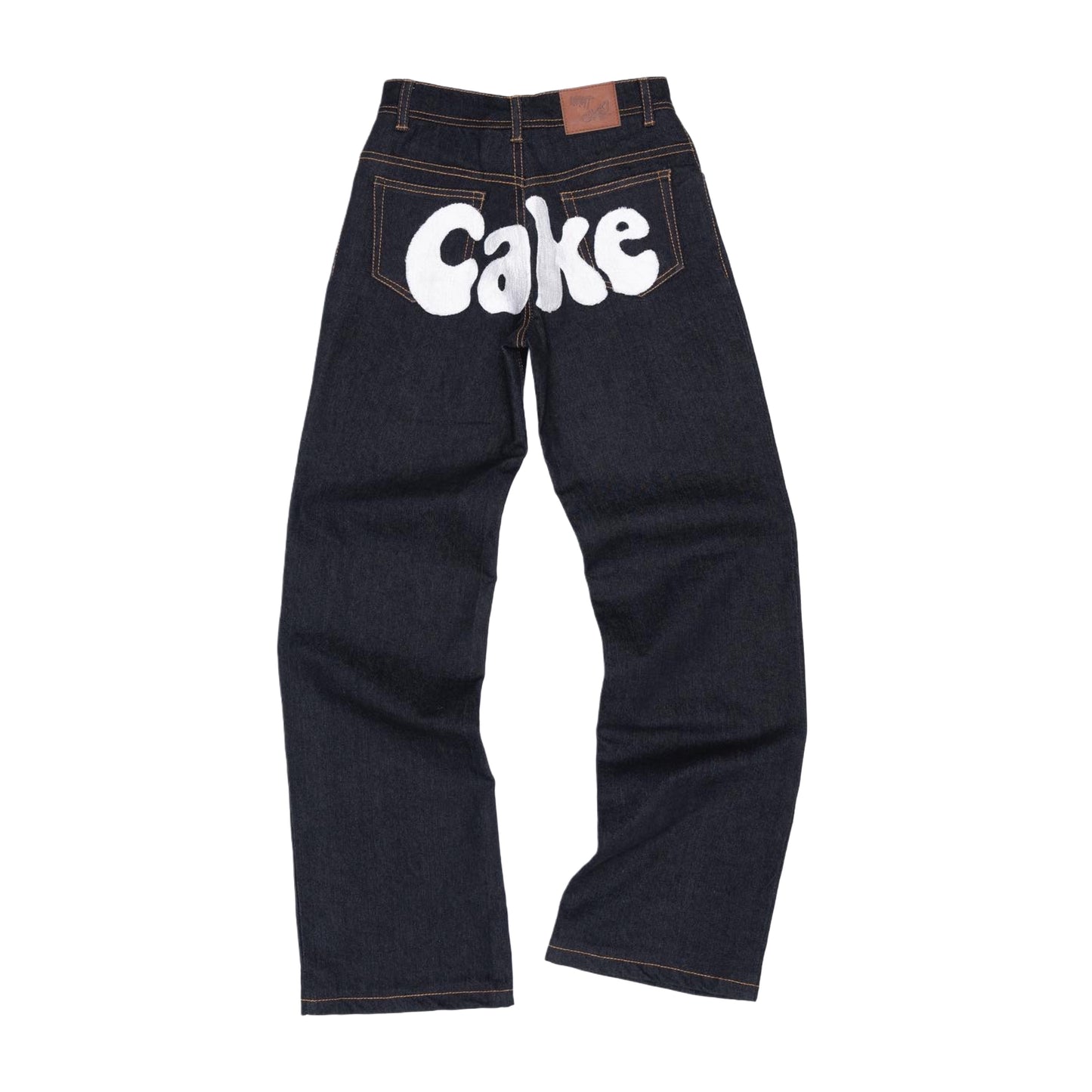 WHITE CAKE DENIM (BACK PRINT)
