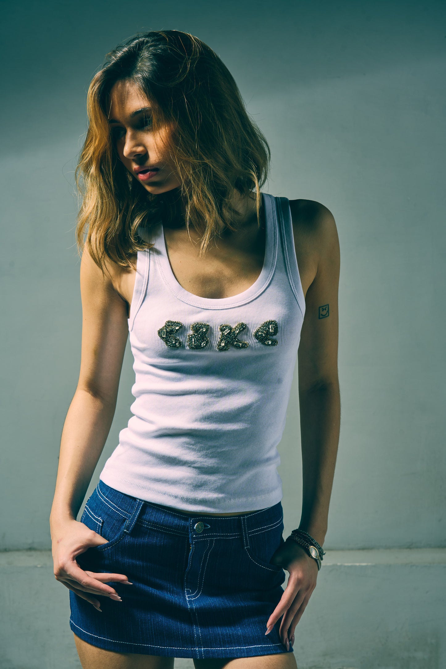 RHINESTONE TANKTOP