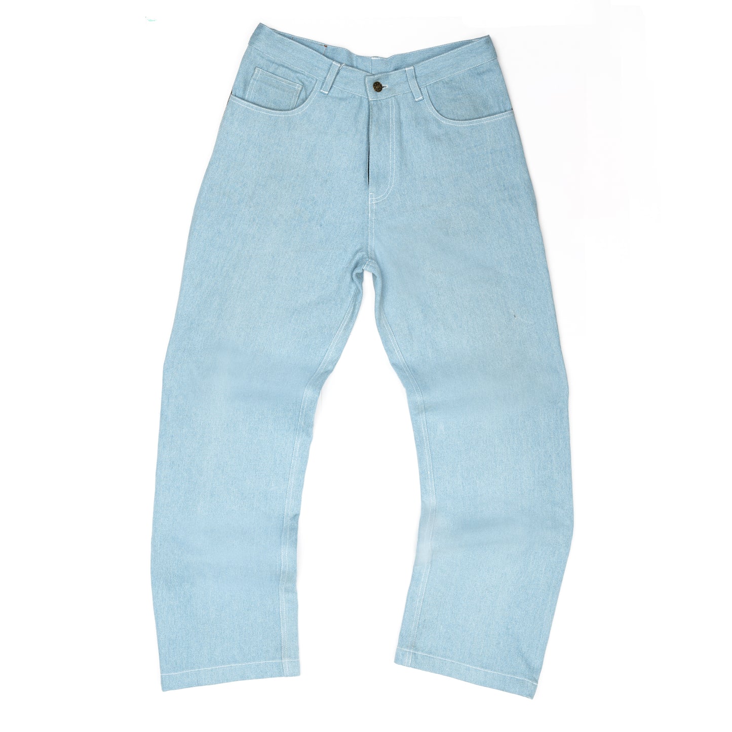 ZIP UP BAGGY DENIM
