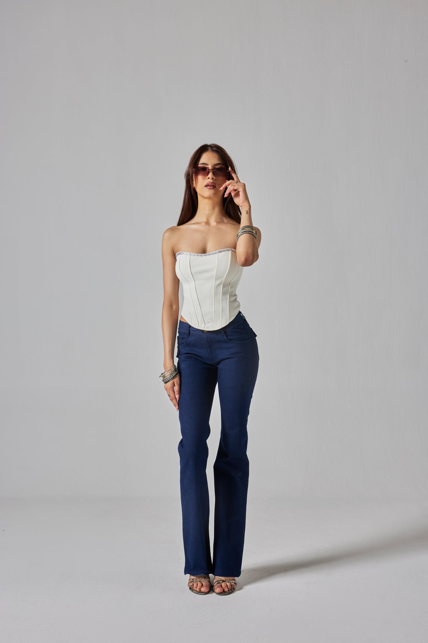 DIAMOND LOW WAIST DENIM