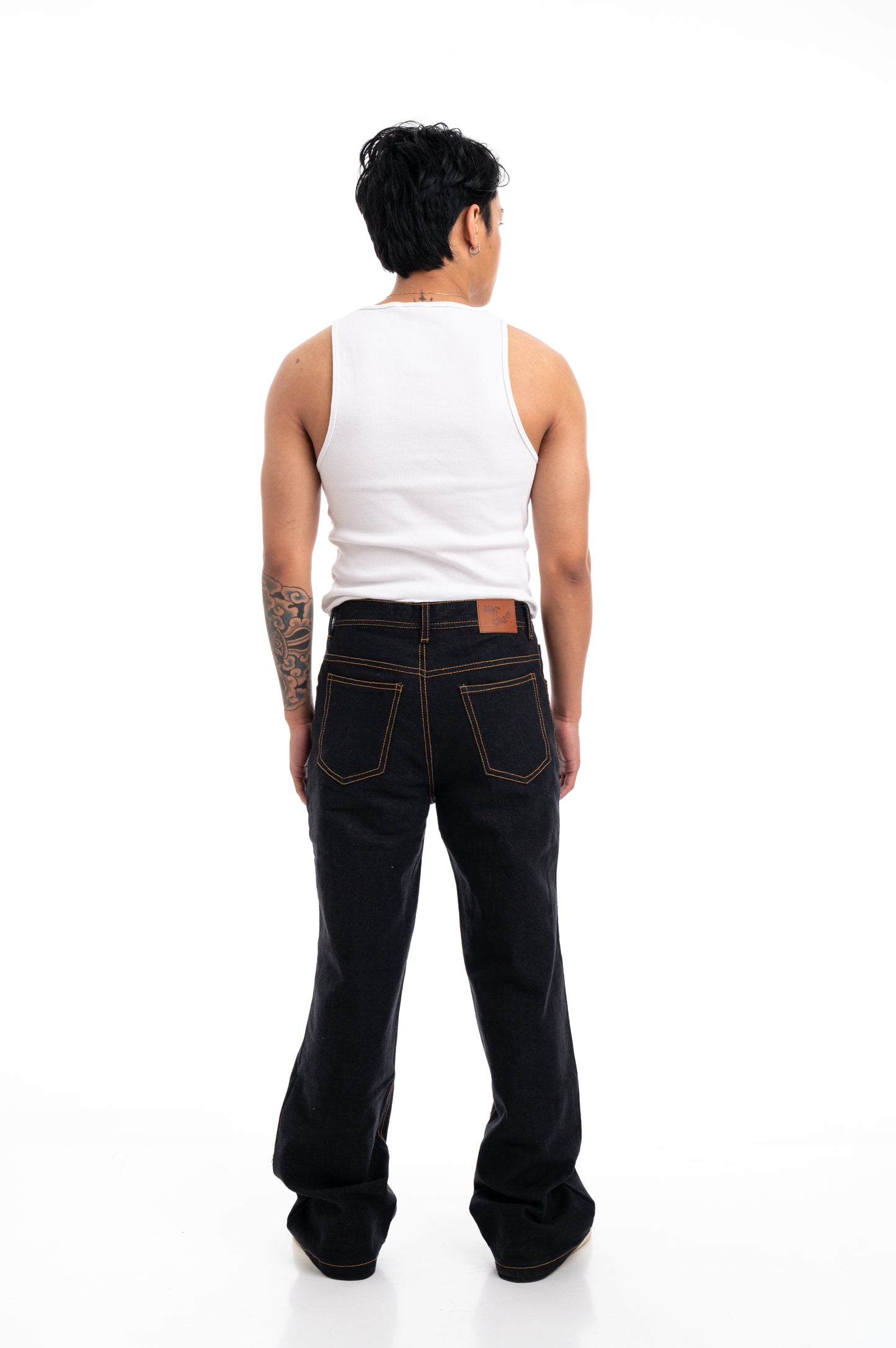 WHITE CAKE DENIM (FRONT PRINT)