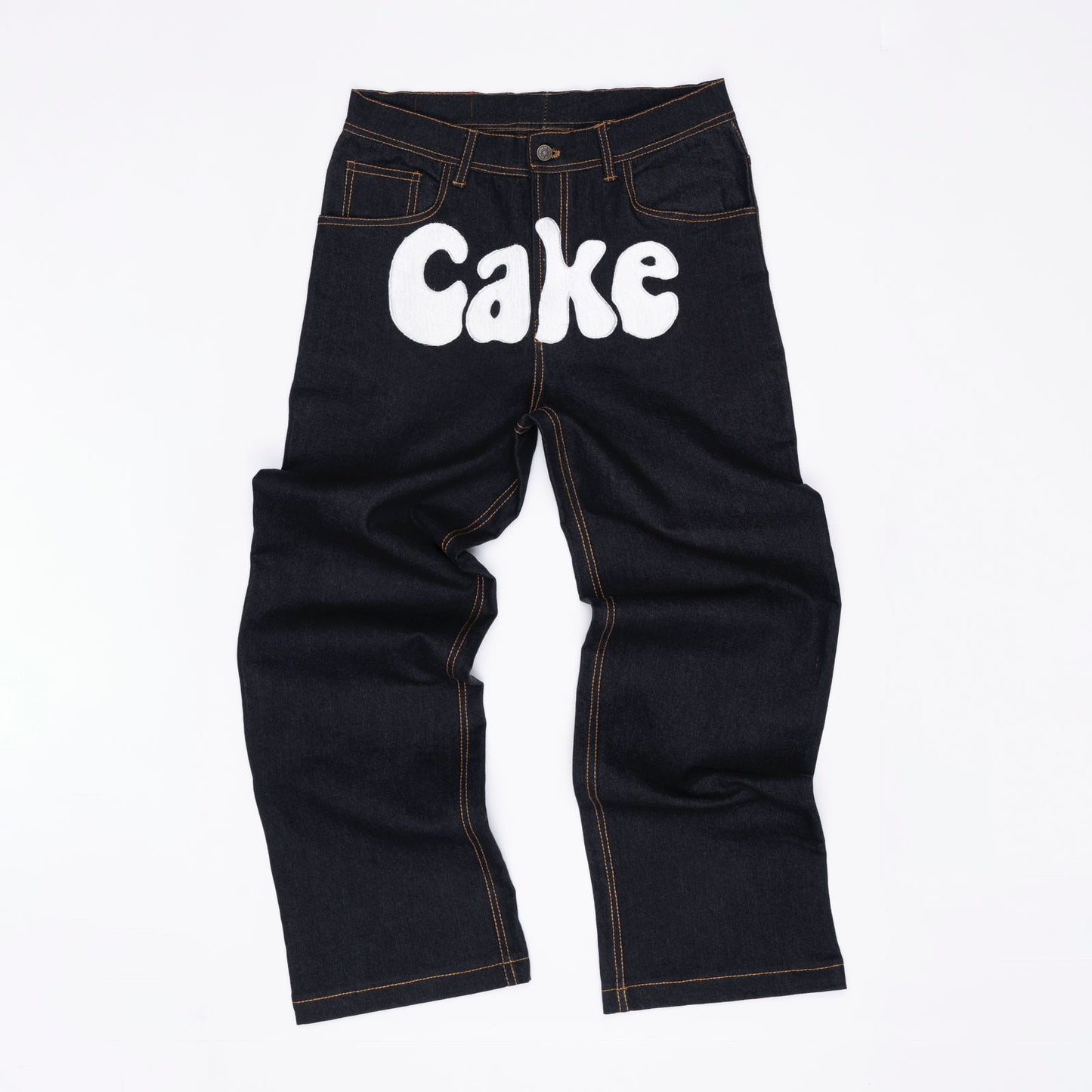 WHITE CAKE DENIM (FRONT PRINT)