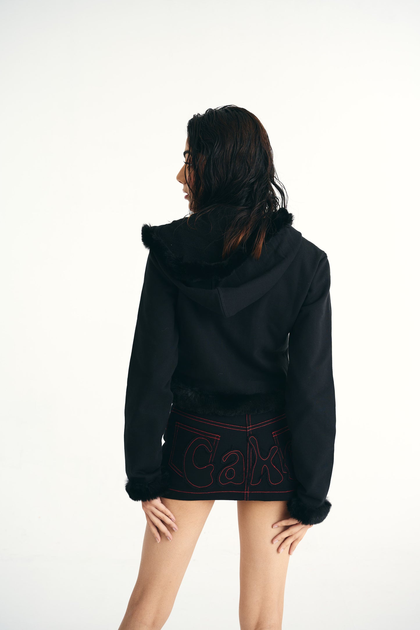 BLACK CAT HOODIE