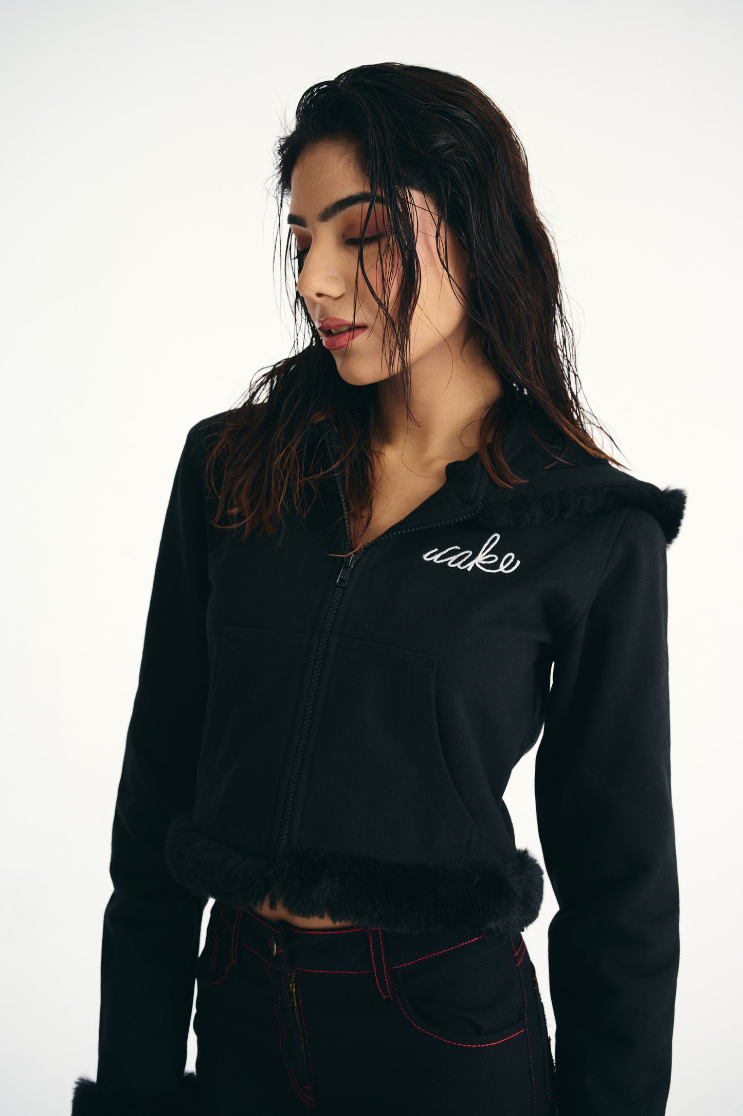 BLACK CAT HOODIE