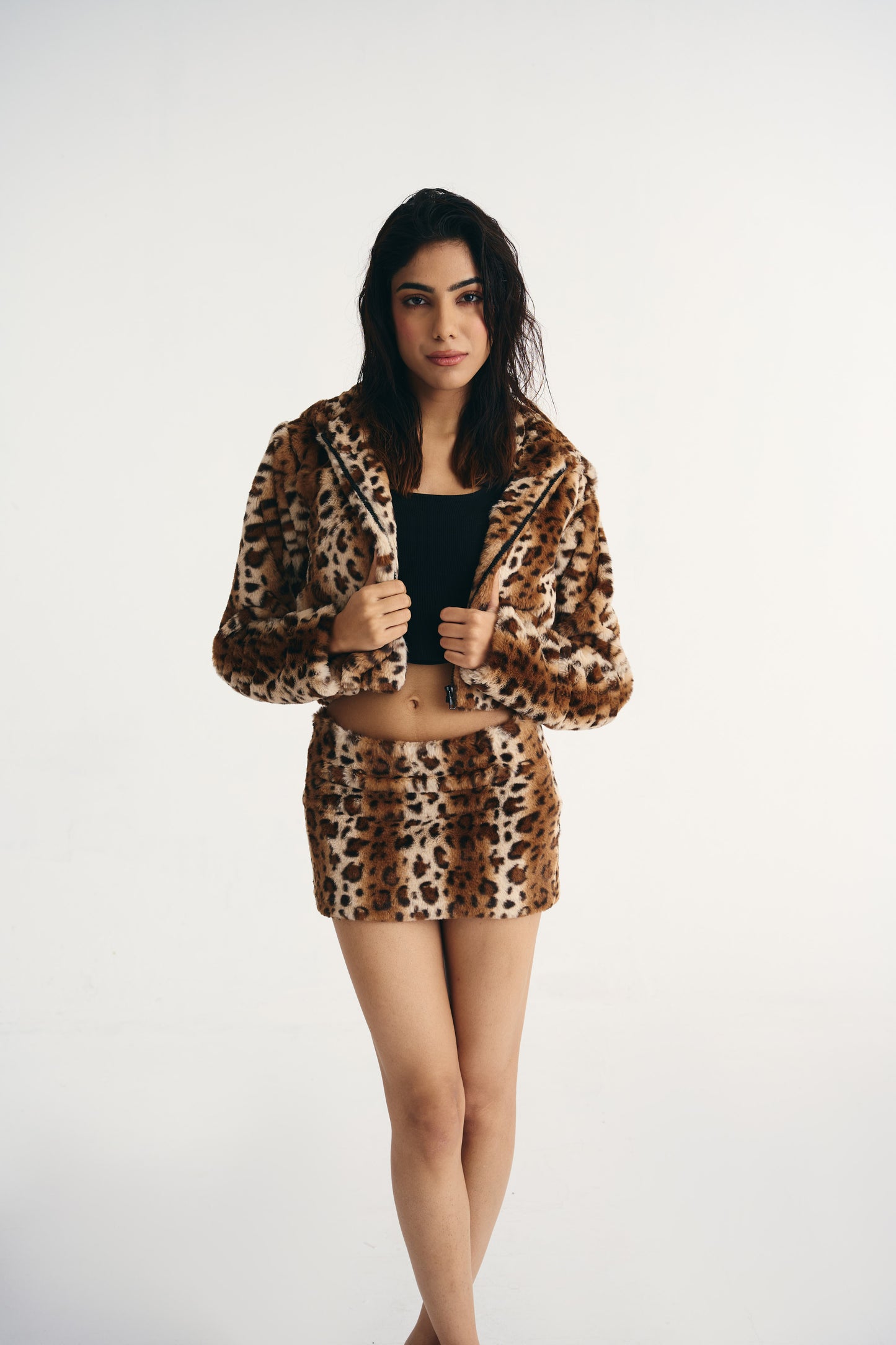 CHEETAH FUR SET