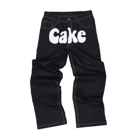 WHITE CAKE DENIM (FRONT PRINT)