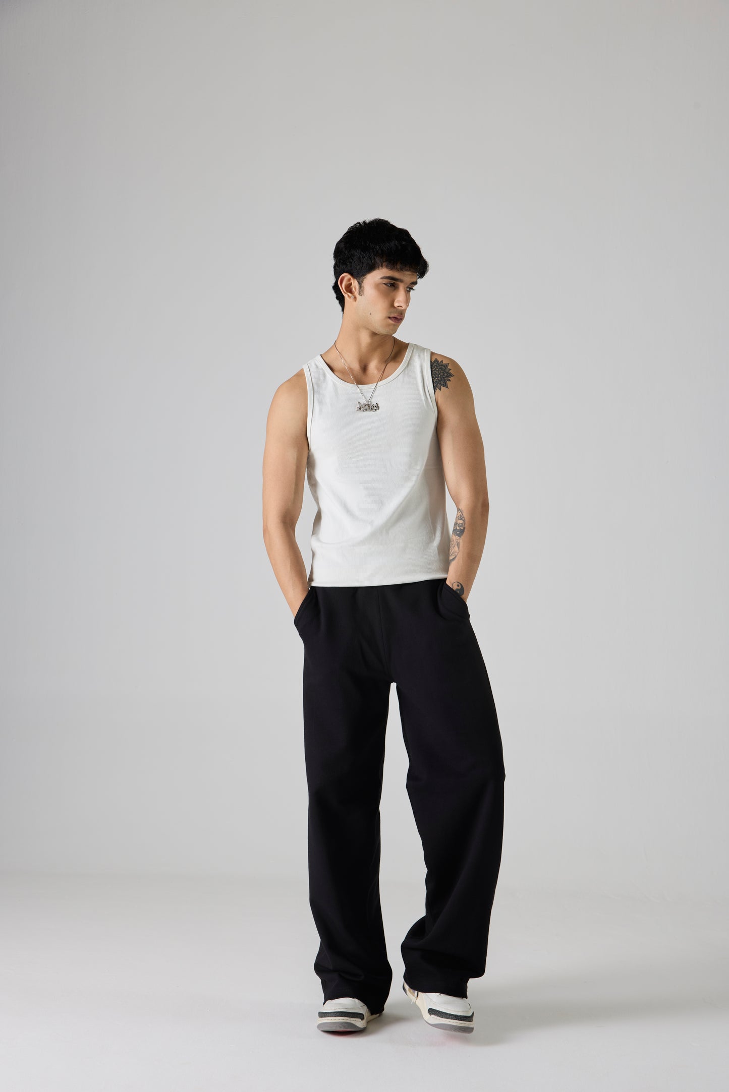 FLANNEL TRACKPANTS