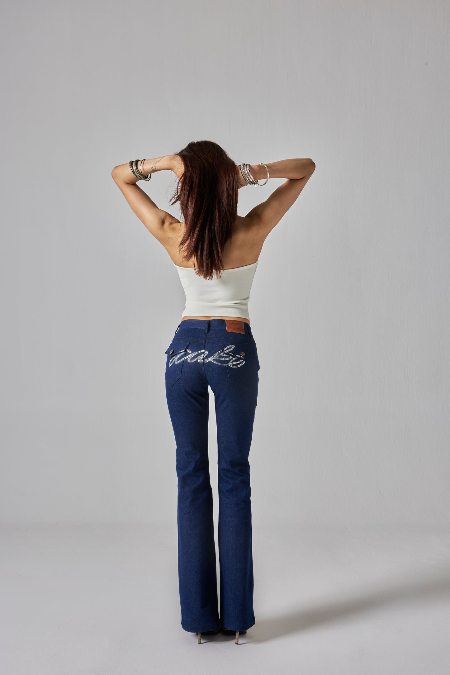 DIAMOND LOW WAIST DENIM