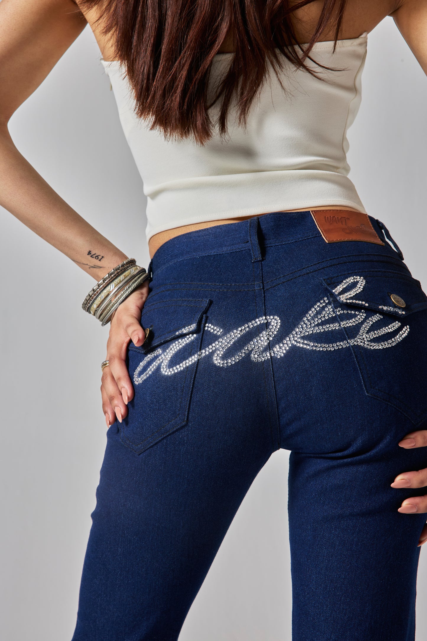 DIAMOND LOW WAIST DENIM