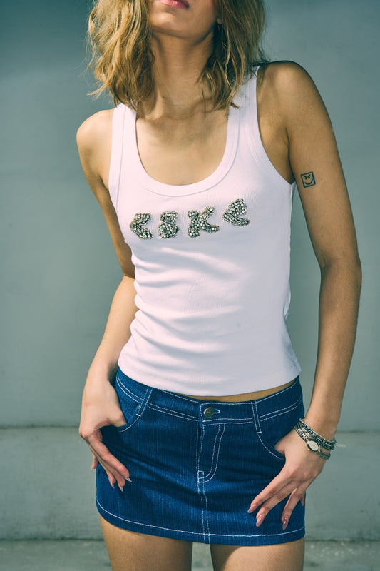RHINESTONE TANKTOP